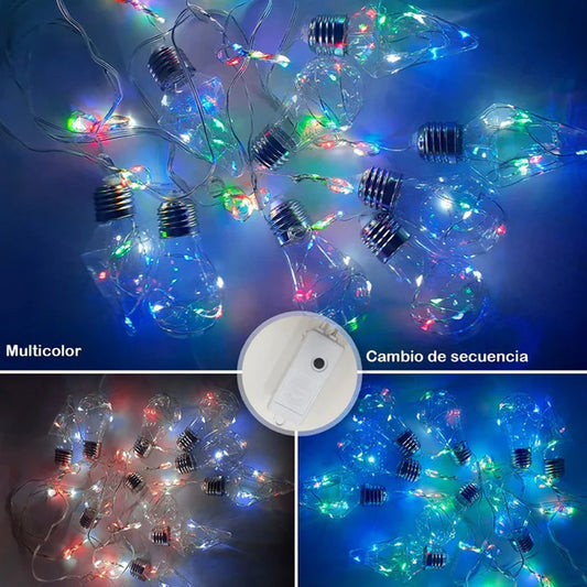 Cortina de Luz LED Navidad 3x1 mts 🎄✨